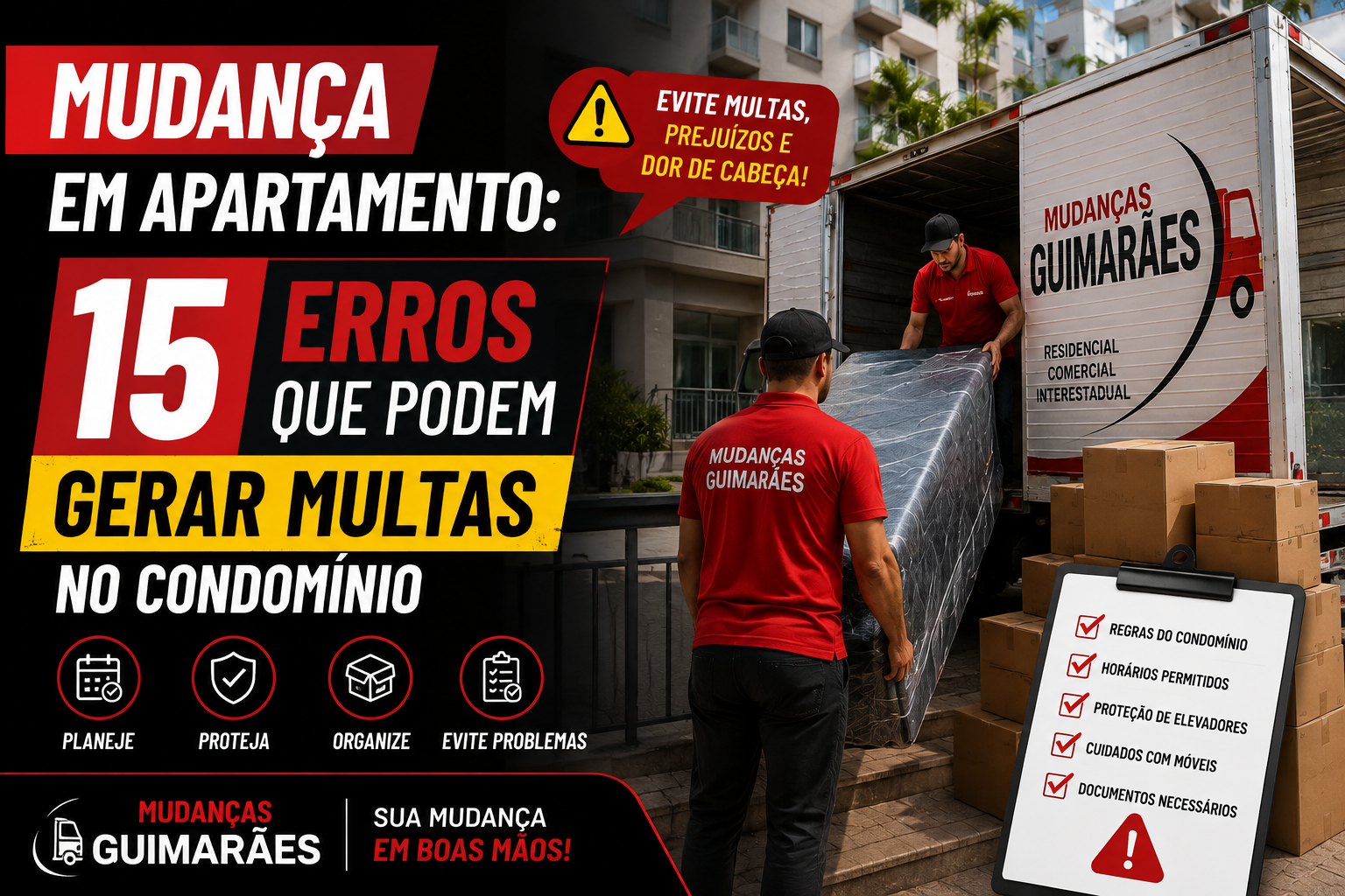 Mudança em Apartamento: 15 Erros que Podem Gerar Multas no Condomínio