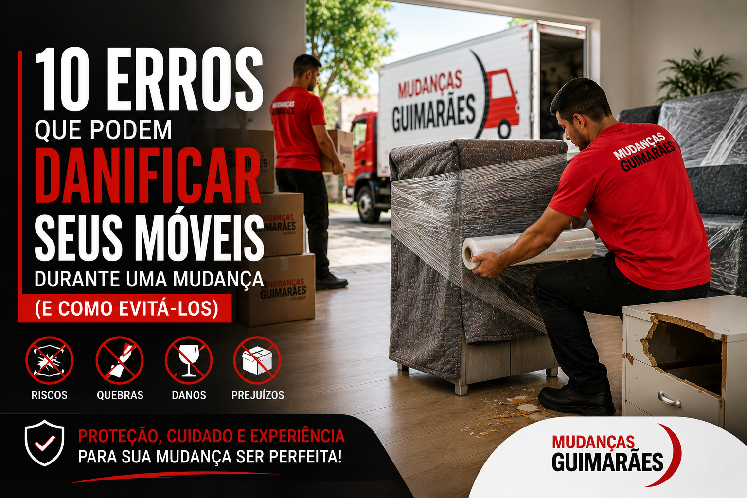 10 Erros Que Podem Danificar Seus Móveis Durante Uma Mudança (E Como Evitá-los)